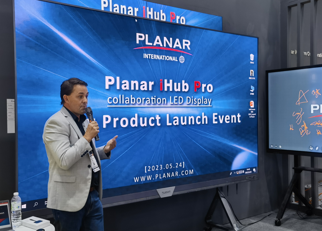 InfoComm Asia | 米兰官方网Planar全球首发第四代Micro LED智能一体机