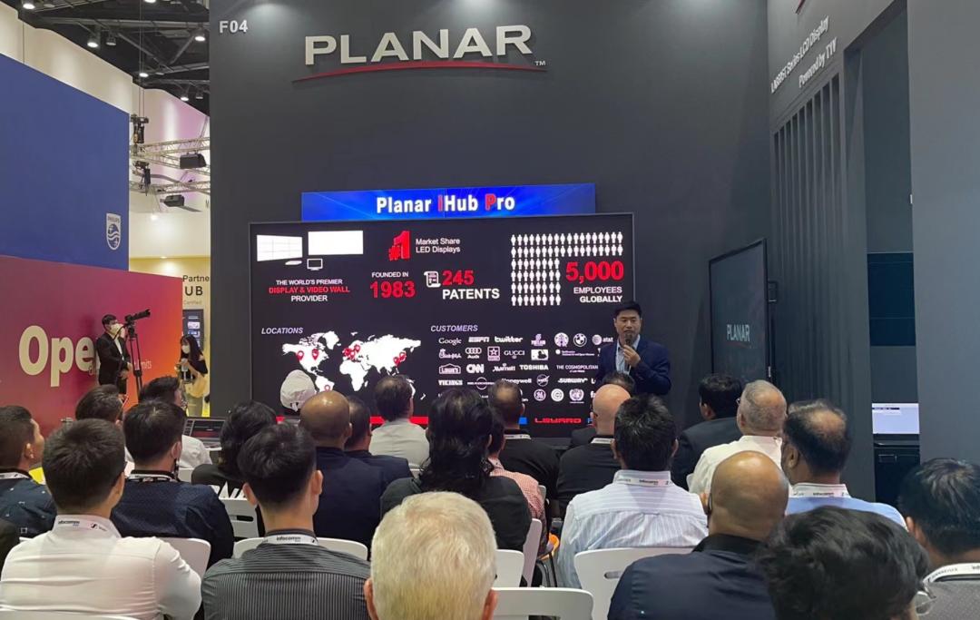 InfoComm Asia | 米兰官方网Planar全球首发第四代Micro LED智能一体机